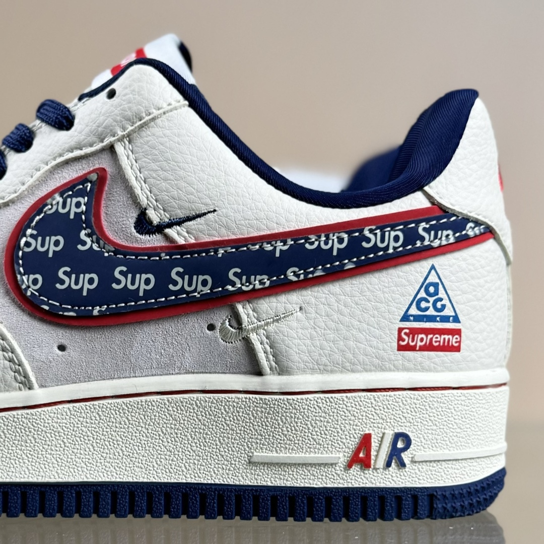 NIke Air Force 1 '07 Low “SUP联名--白红蓝三小勾” 空军一号低帮 DD1982-328