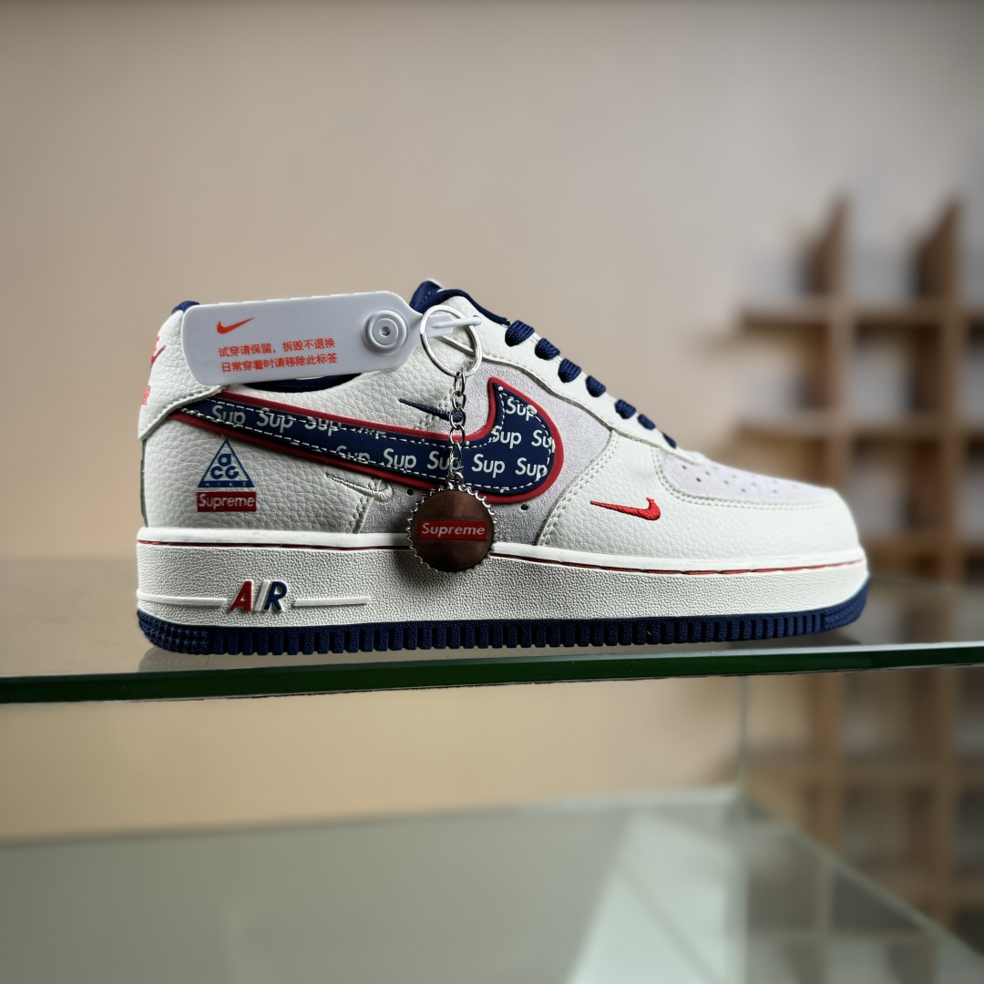 NIke Air Force 1 ’07 Low “SUP联名–白红蓝三小勾” 空军一号低帮 DD1982-328