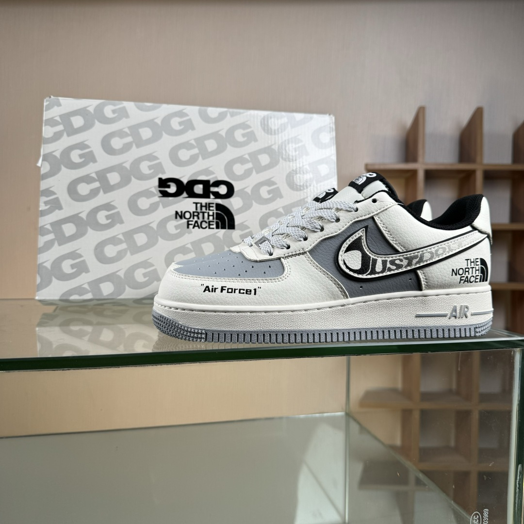 NIke Air Force 1 '07 Low “北面联名--米黑灰”空军一号 低帮 运动鞋 JP8028-066