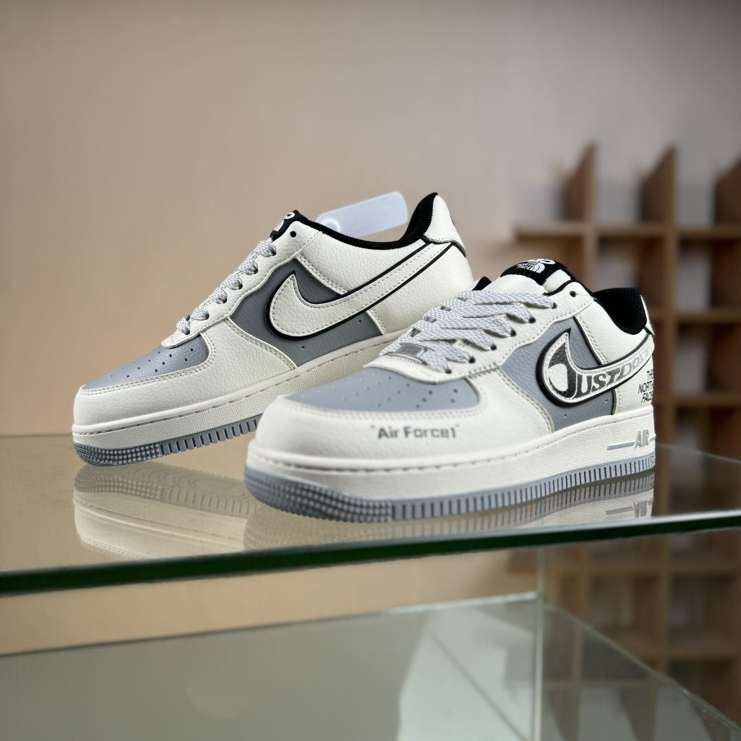 NIke Air Force 1 '07 Low “北面联名--米黑灰”空军一号 低帮 运动鞋 JP8028-066