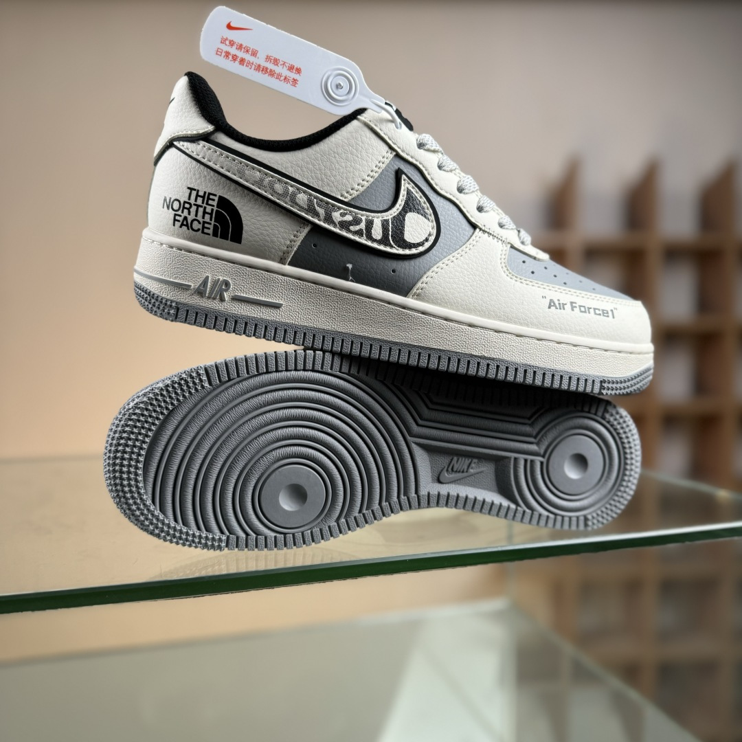 NIke Air Force 1 '07 Low “北面联名--米黑灰”空军一号 低帮 运动鞋 JP8028-066