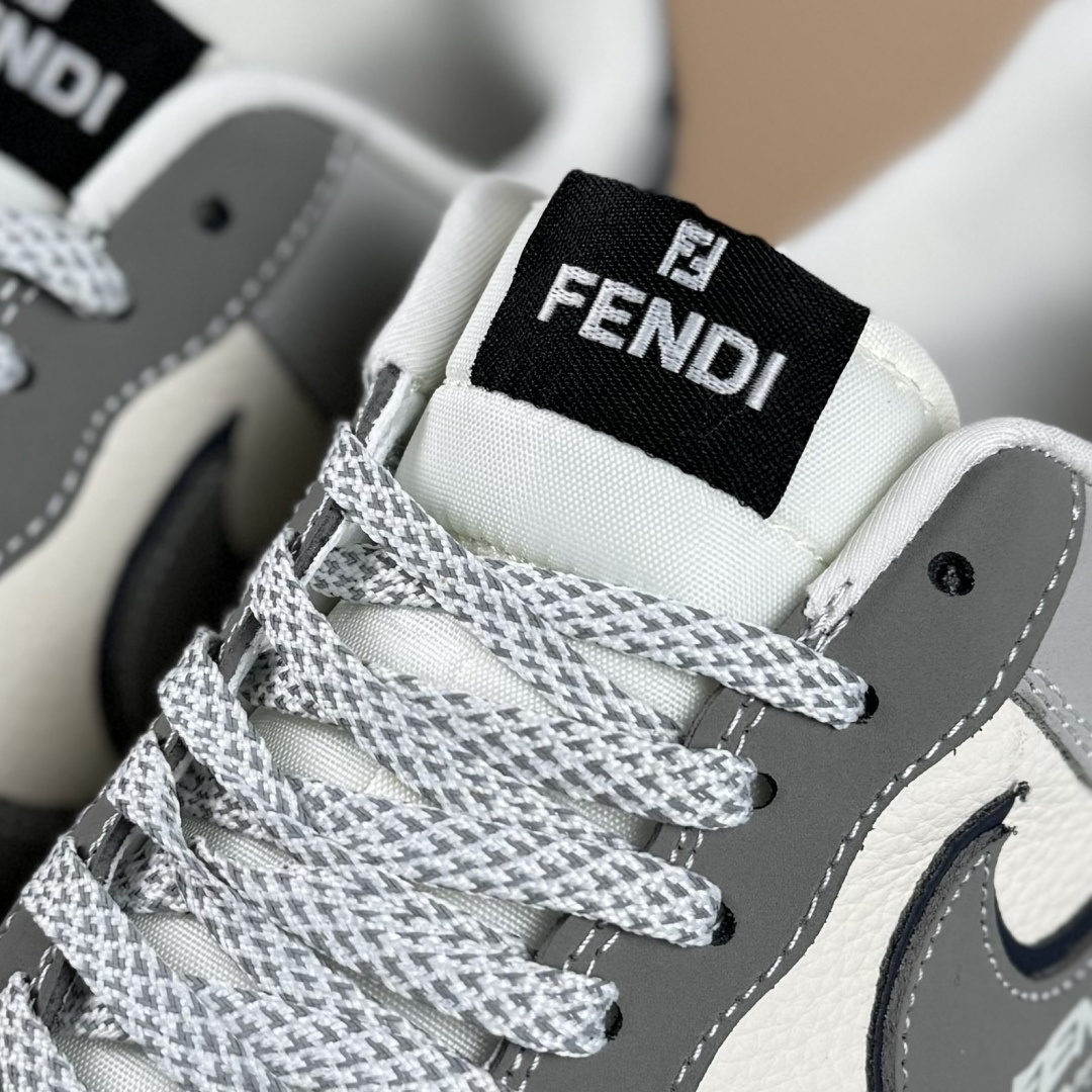 Nike Air Force 1'07 Low 联名 创意米灰黑 空军一号低帮休闲板鞋 DF0188-110