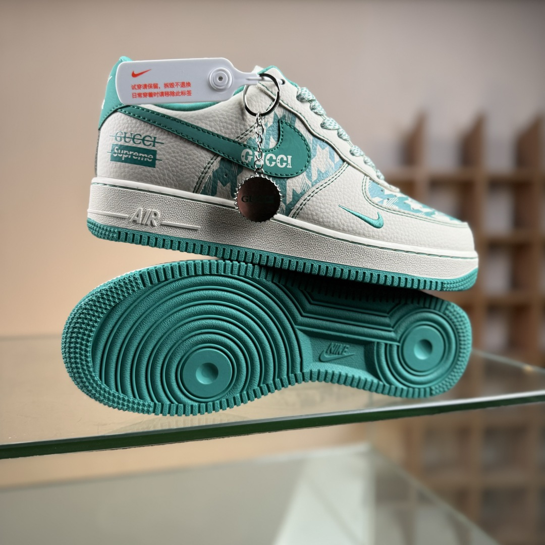 Nike Air Force 1'07 Low 古驰联名 薄荷绿 空军一号低帮休闲板鞋 XL1979-124