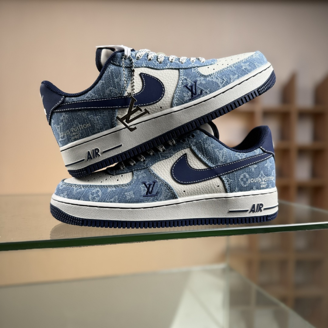 Nike Air Force 1'07 Low 联名 经典蓝牛仔 空军一号低帮休闲板鞋 NH0601-578
