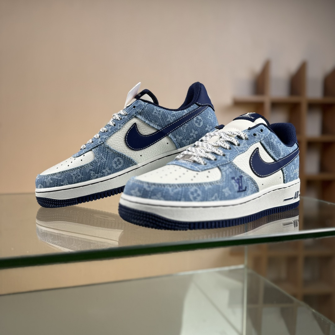 Nike Air Force 1'07 Low 联名 经典蓝牛仔 空军一号低帮休闲板鞋 NH0601-578