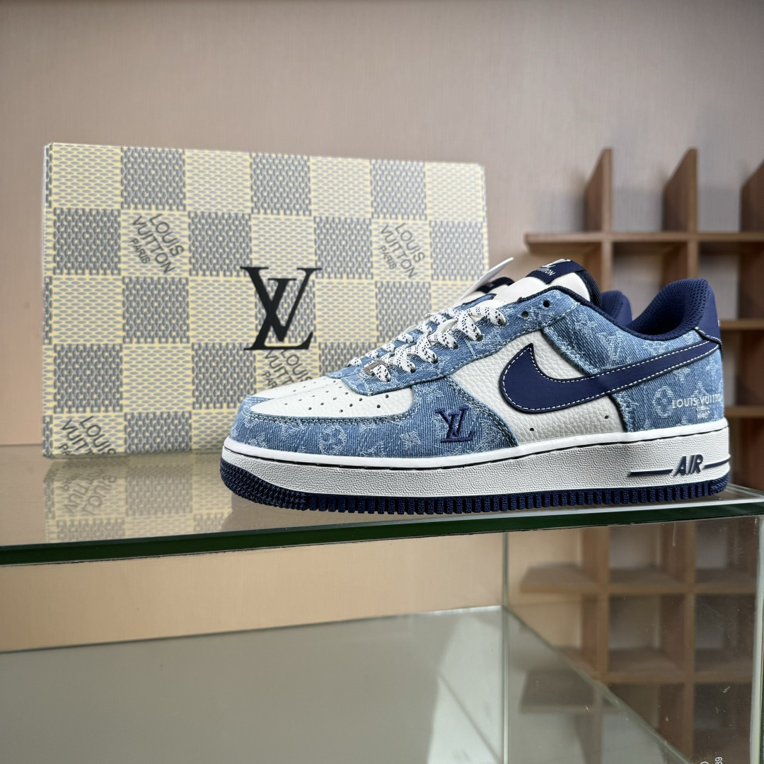 Nike Air Force 1'07 Low 联名 经典蓝牛仔 空军一号低帮休闲板鞋 NH0601-578
