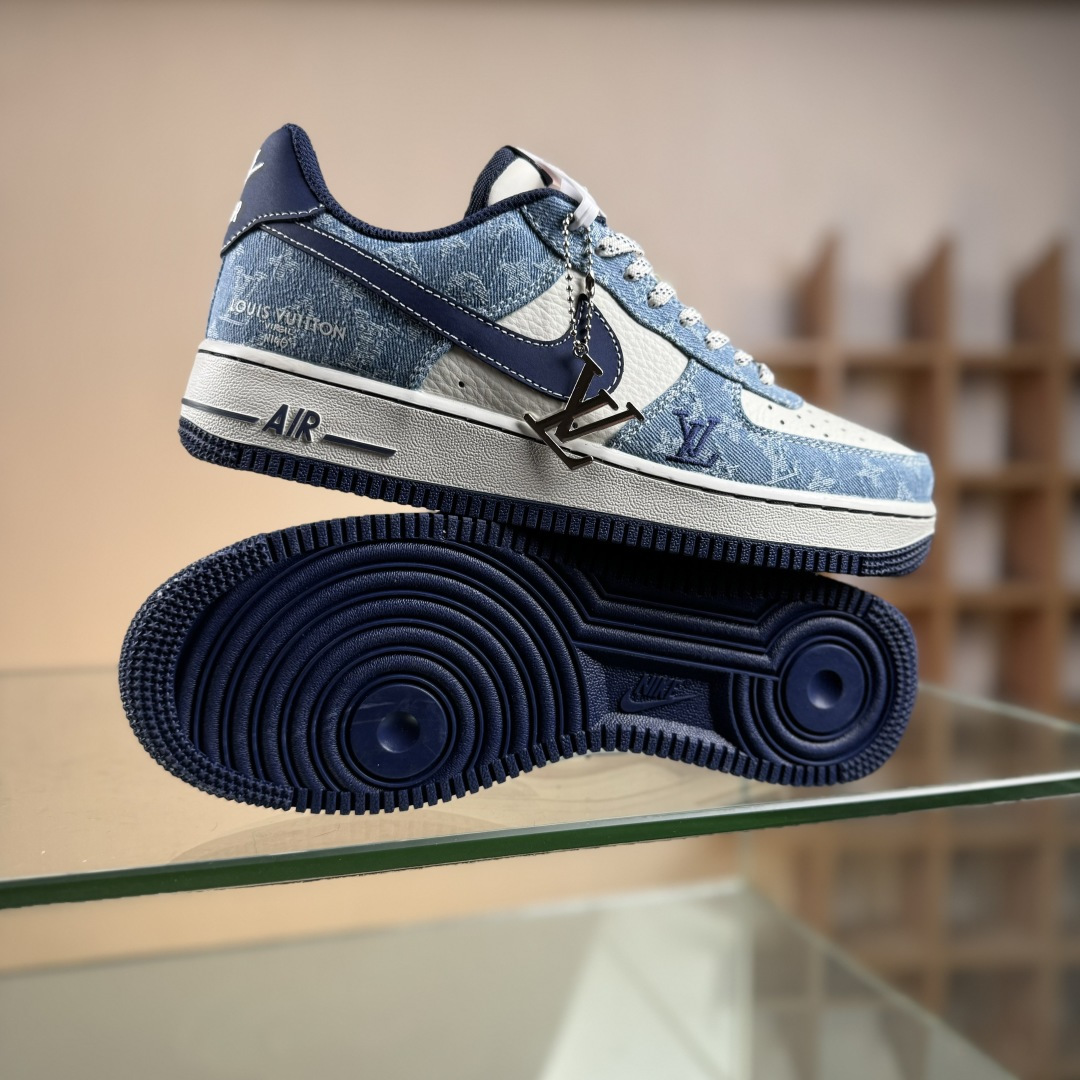 Nike Air Force 1'07 Low 联名 经典蓝牛仔 空军一号低帮休闲板鞋 NH0601-578