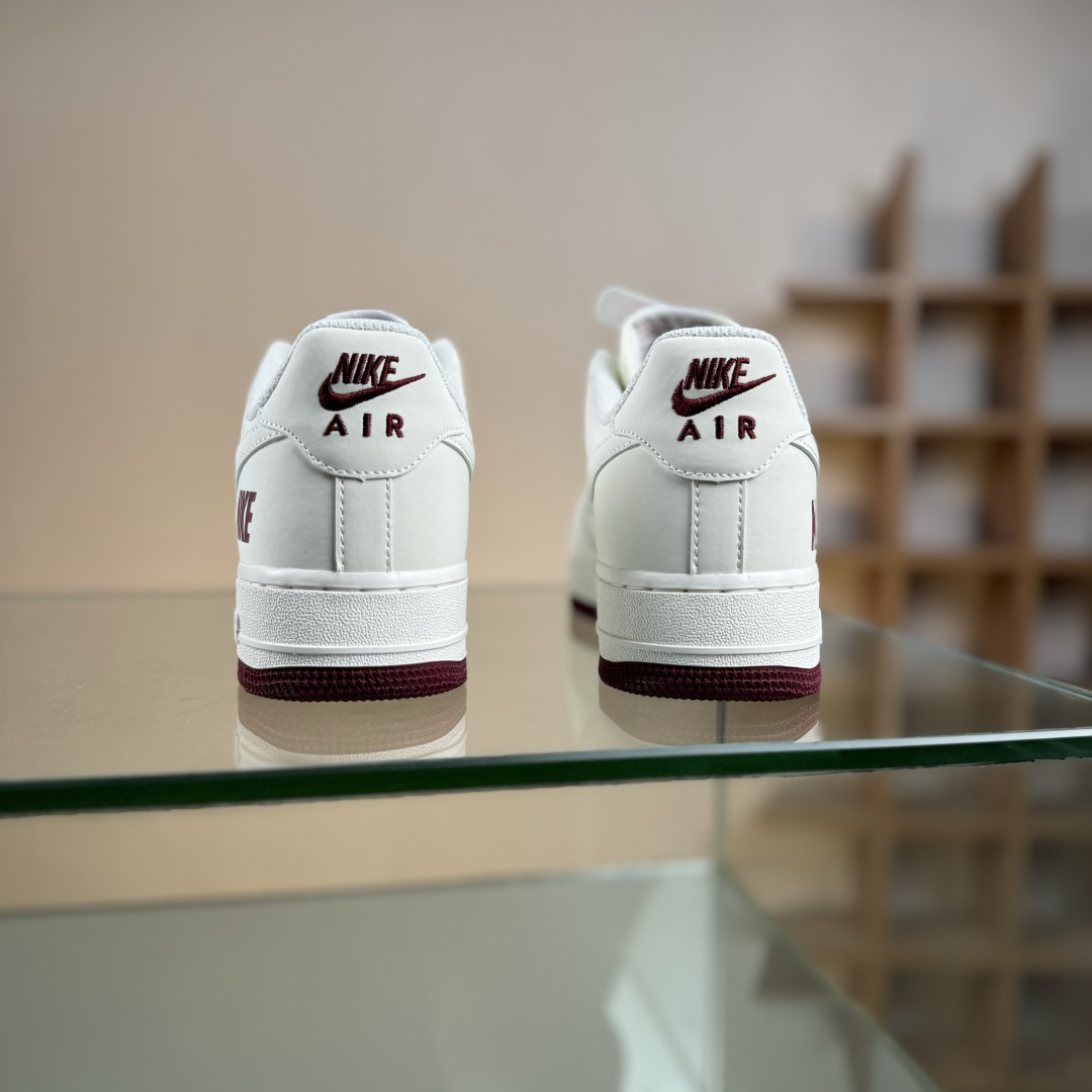 Nike Air Force 1 '07 Low “奶白酒红” 空军一号 高端定制 低帮 运动鞋 GX3170-108
