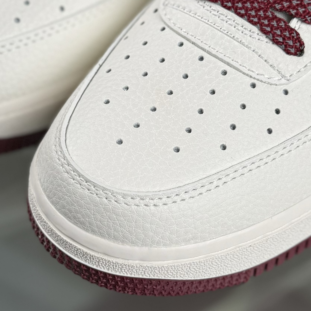 Nike Air Force 1 '07 Low “奶白酒红” 空军一号 高端定制 低帮 运动鞋 GX3170-108