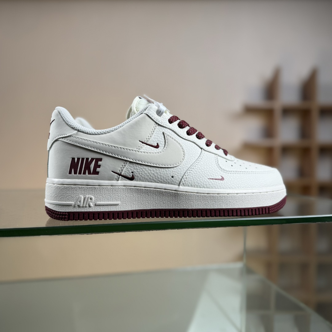 Nike Air Force 1 ’07 Low “奶白酒红” 空军一号 高端定制 低帮 运动鞋 GX3170-108