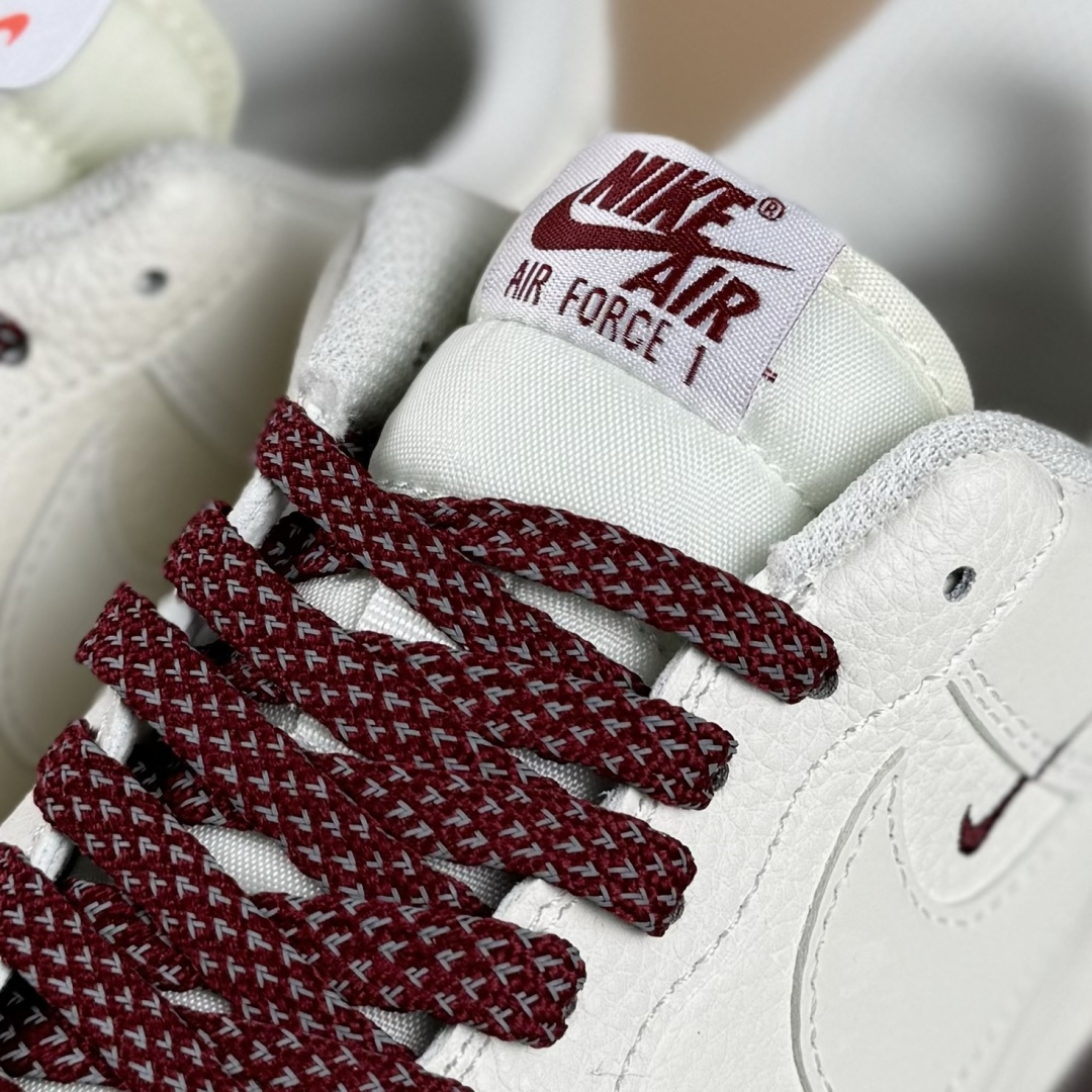 Nike Air Force 1 '07 Low “奶白酒红” 空军一号 高端定制 低帮 运动鞋 GX3170-108