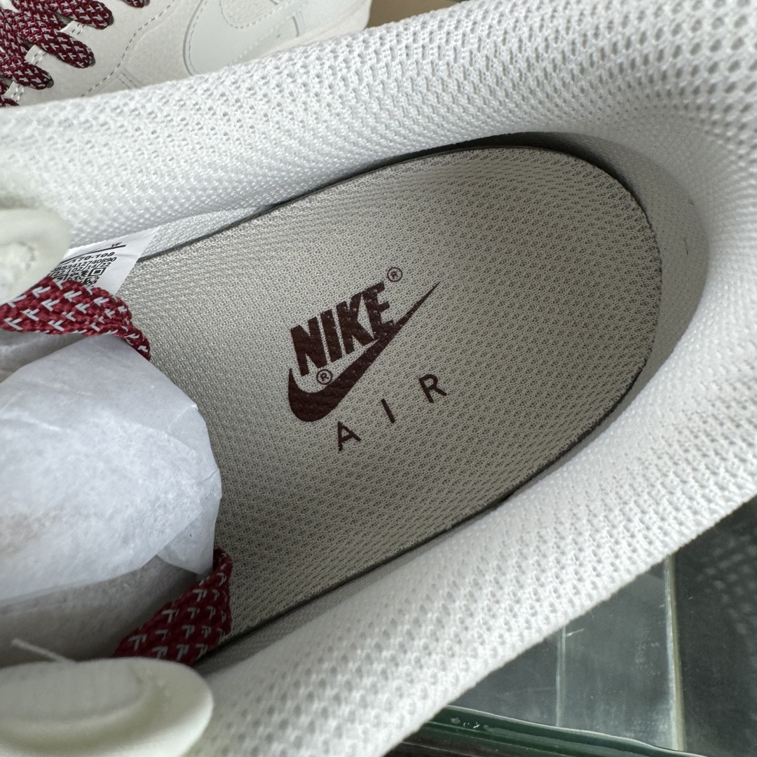 Nike Air Force 1 '07 Low “奶白酒红” 空军一号 高端定制 低帮 运动鞋 GX3170-108