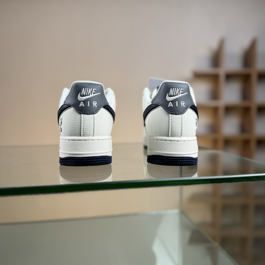 Nike Air Force 1'07 Low 联名 双拼米灰蓝 空军一号低帮休闲板鞋 QW5836-026