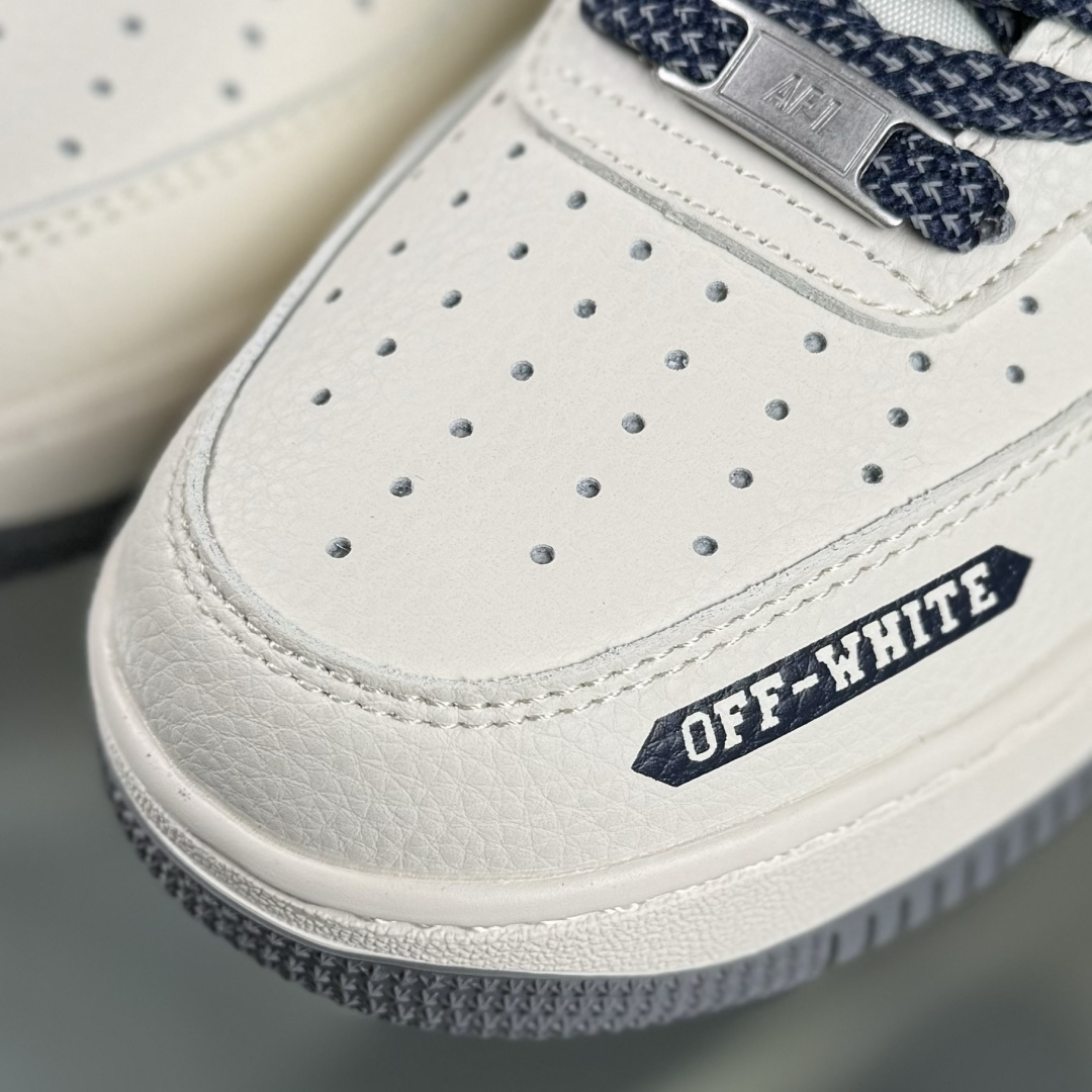 Nike Air Force 1'07 Low 联名 双拼米灰蓝 空军一号低帮休闲板鞋 QW5836-026