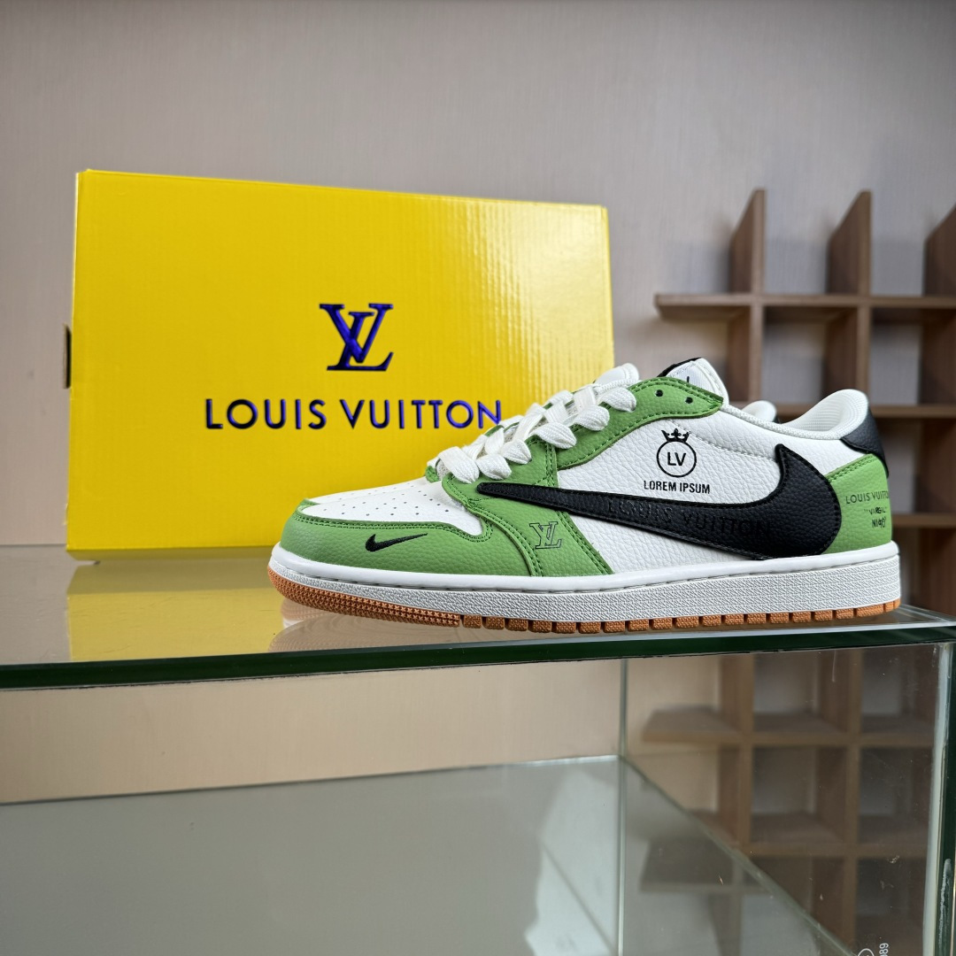 Travis Scott x Fragment Design x Air Jordan 1 Low OG SP AJ1 乔1联名 白绿黑棕 低帮文化休闲板鞋 DZ2688-002 Travis Scott x Fragment Design x Air Jordan 1 Low OG SP AJ1 乔1联名 白绿黑棕 低帮文化休闲板鞋 DZ2688-002