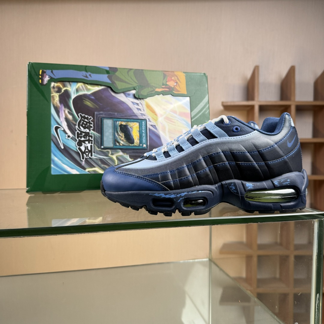 重磅突袭！超人气顶流外贸单品纯原版 Yu-Gi-Oh x NK Air Muscle 95 游戏王联名联名款低帮休闲运动鞋 II7404-400