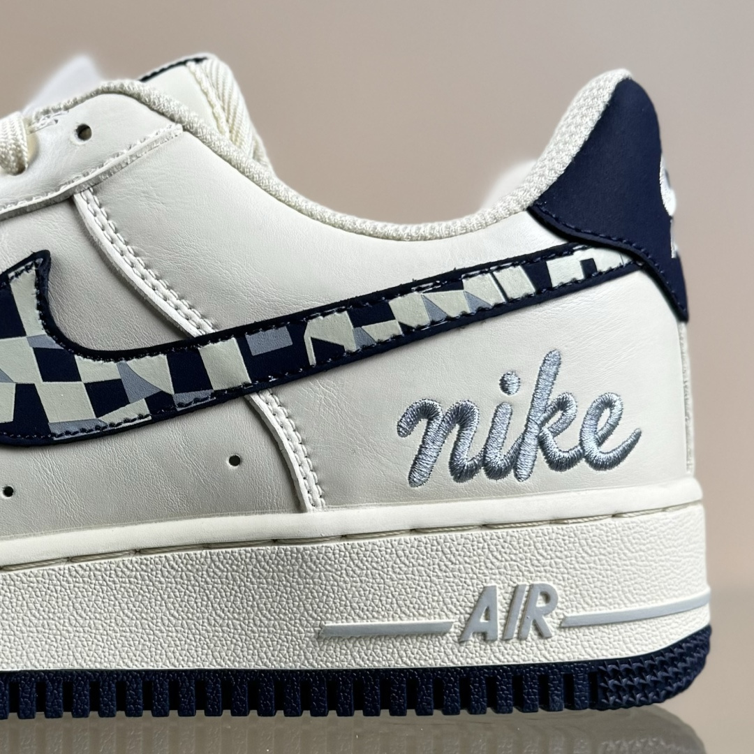 Nike Air Force 1'07 Low 奶白蓝拼接 空军一号低帮休闲板鞋 NH0601-580