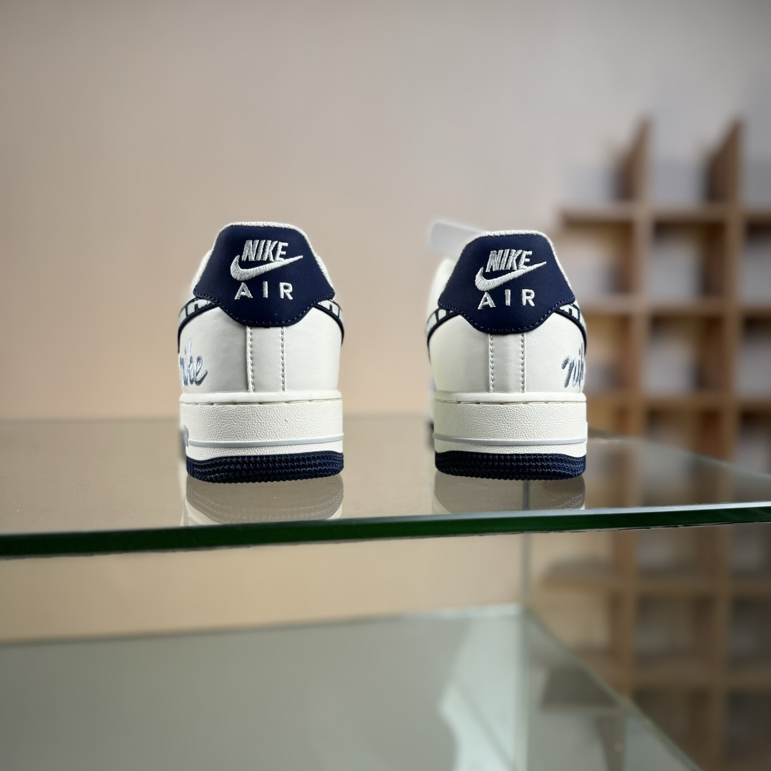Nike Air Force 1'07 Low 奶白蓝拼接 空军一号低帮休闲板鞋 NH0601-580
