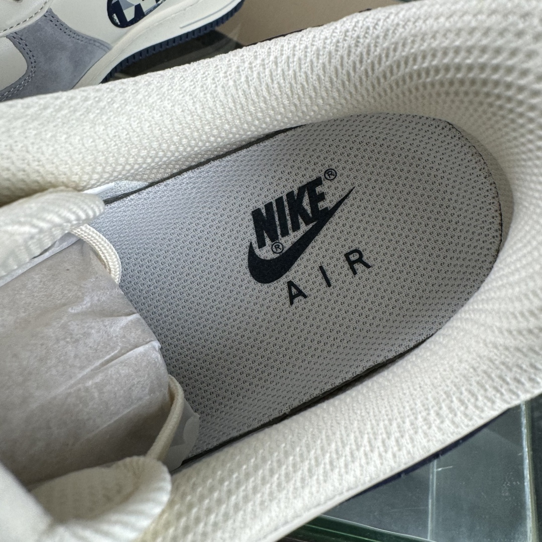 Nike Air Force 1'07 Low 奶白蓝拼接 空军一号低帮休闲板鞋 NH0601-580