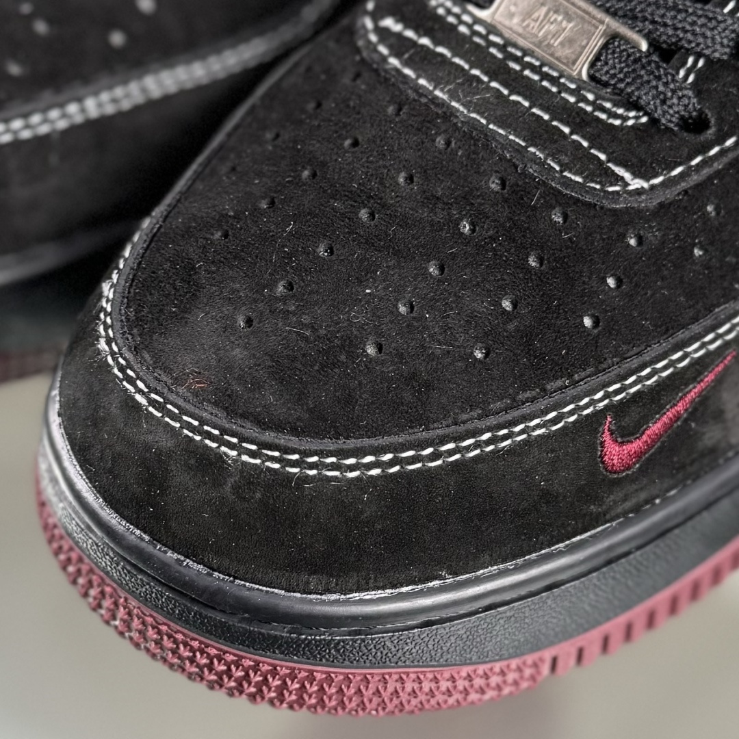 Nike Air Force 1'07 Low Supreme联名 黑红鬼脸 空军一号低帮休闲板鞋 XZ6188-117