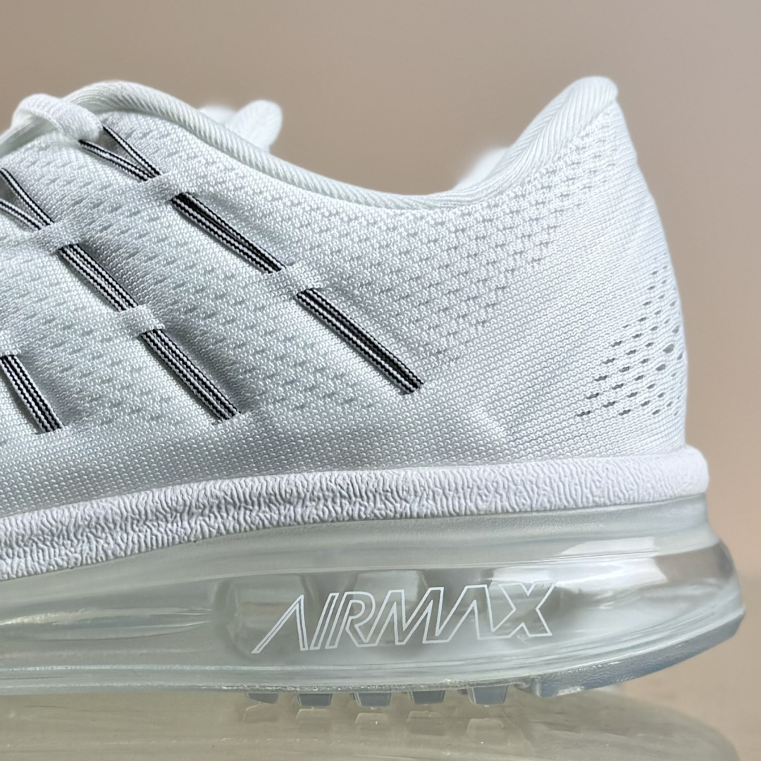 Nike Air Max 2016系列 耐克 低帮百搭贾卡网面全掌气垫休闲运动慢跑鞋 806771-100