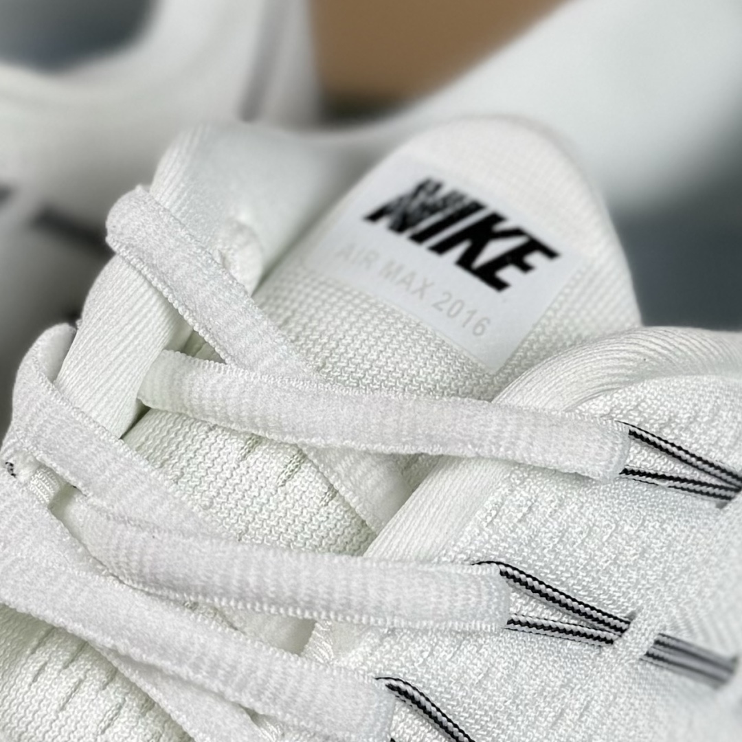 Nike Air Max 2016系列 耐克 低帮百搭贾卡网面全掌气垫休闲运动慢跑鞋 806771-100