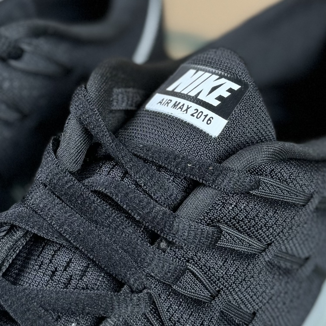 Nike Air Max 2016系列 耐克 低帮百搭贾卡网面全掌气垫休闲运动慢跑鞋 806771-001