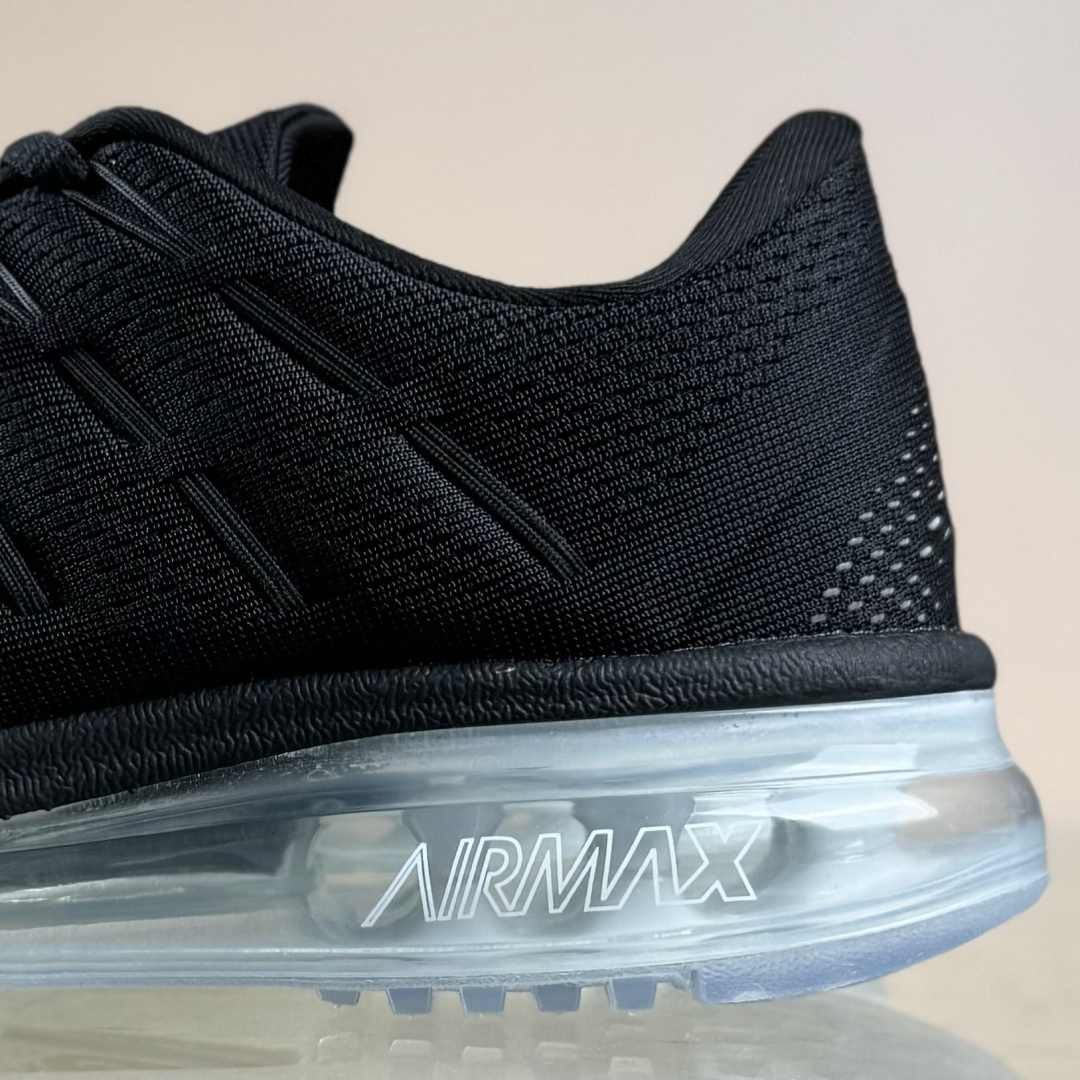 Nike Air Max 2016系列 耐克 低帮百搭贾卡网面全掌气垫休闲运动慢跑鞋 806771-001