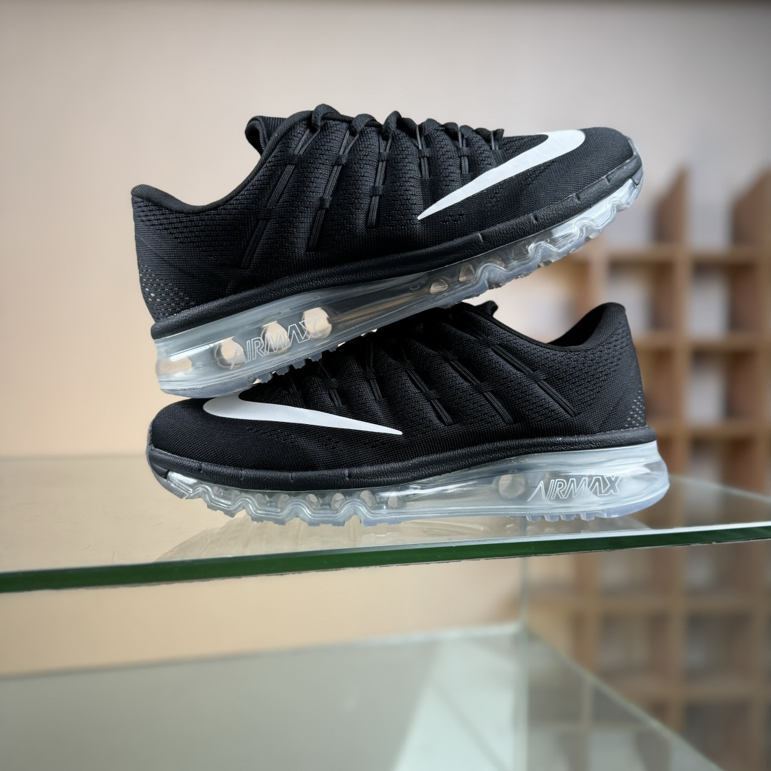 Nike Air Max 2016系列 耐克 低帮百搭贾卡网面全掌气垫休闲运动慢跑鞋 806771-001