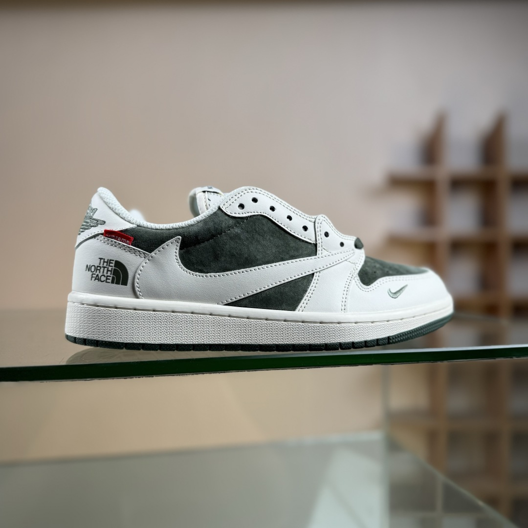 Nike Air Jordan 1 x Travis Scott AJ1倒勾 乔一倒钩 ‘DIY’定制 耐克 低帮文化篮球鞋 DM7866-122