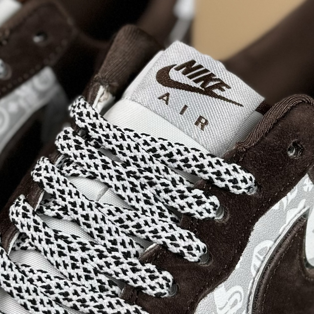 Nike Air Force 1'07 Low 克罗心联名 浅栗翻毛 空军一号低帮休闲板鞋 SY1388-010