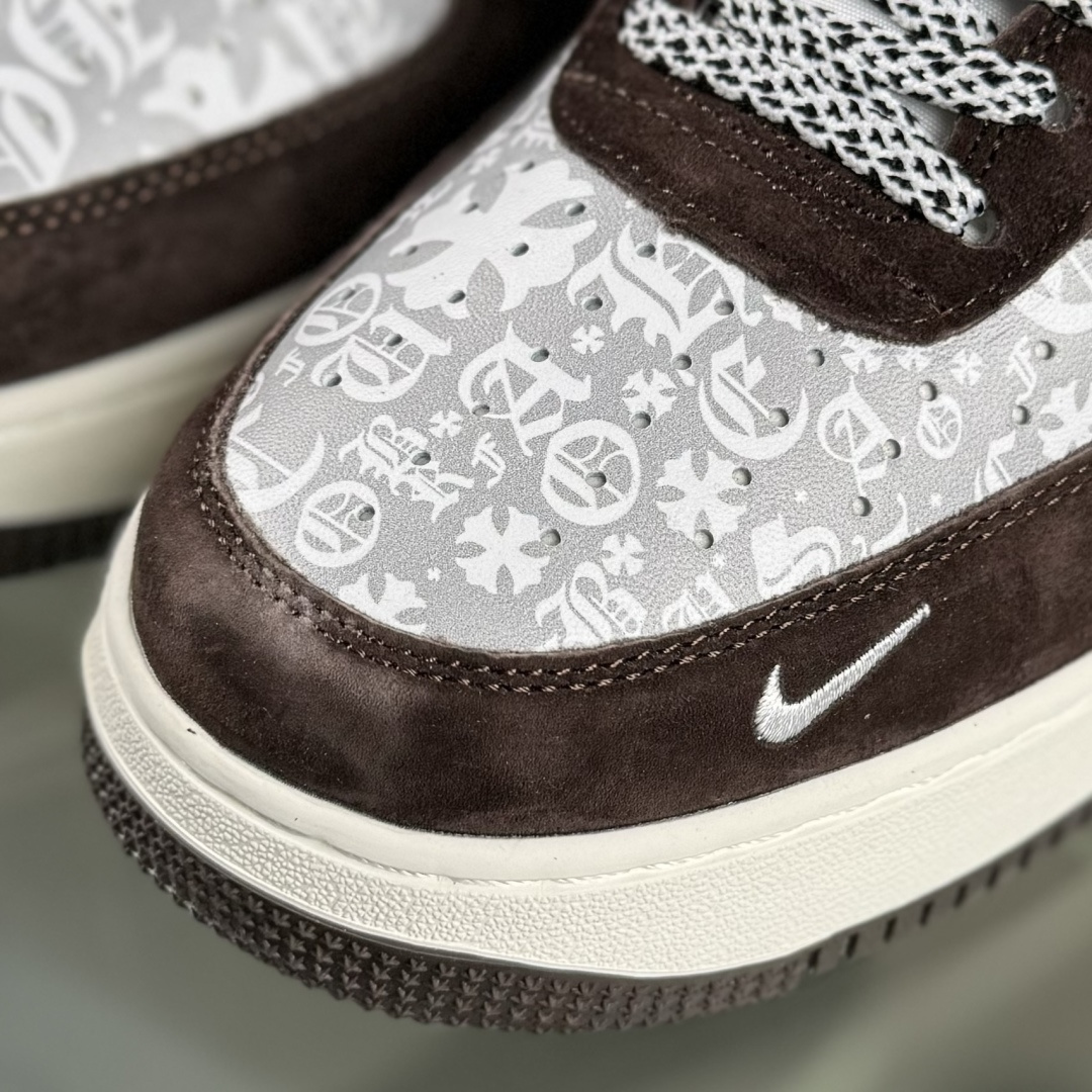 Nike Air Force 1'07 Low 克罗心联名 浅栗翻毛 空军一号低帮休闲板鞋 SY1388-010