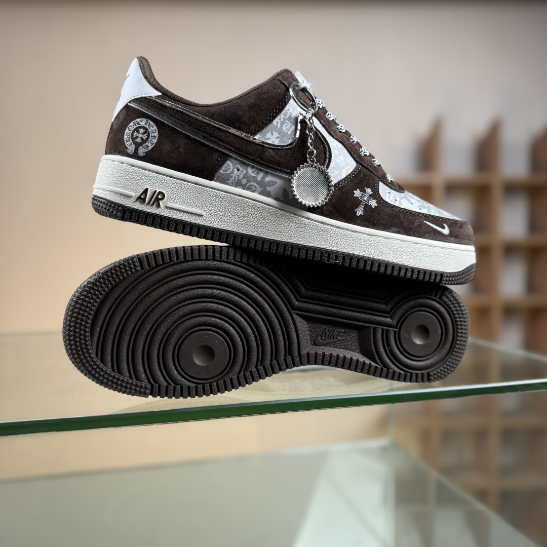Nike Air Force 1'07 Low 克罗心联名 浅栗翻毛 空军一号低帮休闲板鞋 SY1388-010