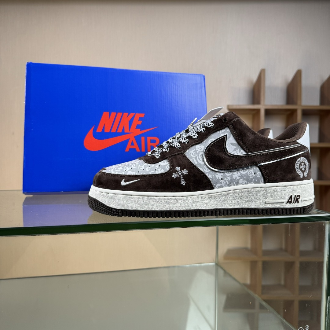 Nike Air Force 1'07 Low 克罗心联名 浅栗翻毛 空军一号低帮休闲板鞋 SY1388-010