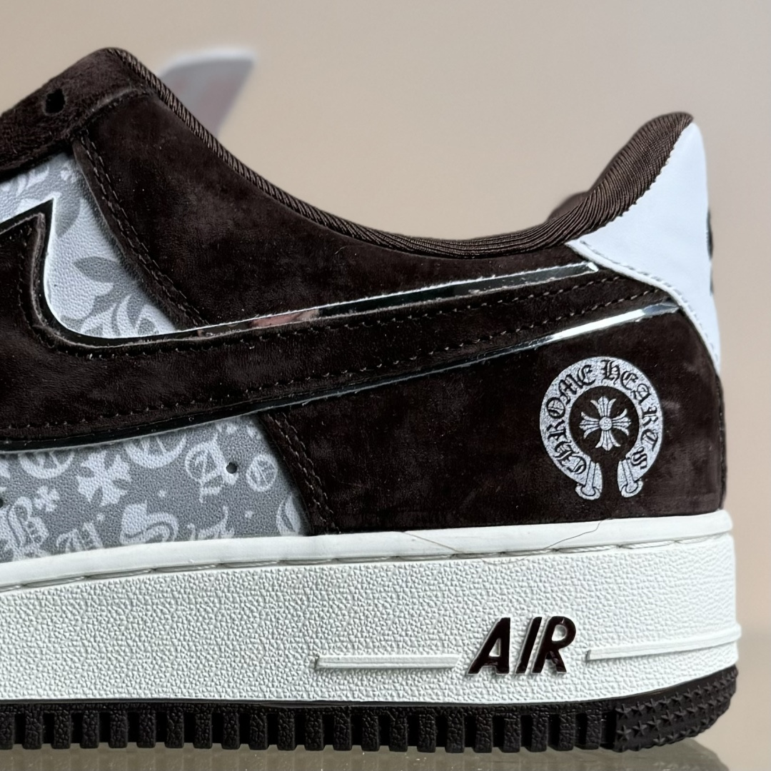 Nike Air Force 1'07 Low 克罗心联名 浅栗翻毛 空军一号低帮休闲板鞋 SY1388-010