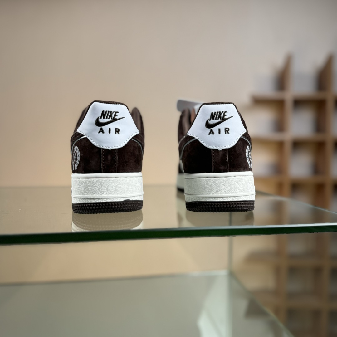 Nike Air Force 1'07 Low 克罗心联名 浅栗翻毛 空军一号低帮休闲板鞋 SY1388-010