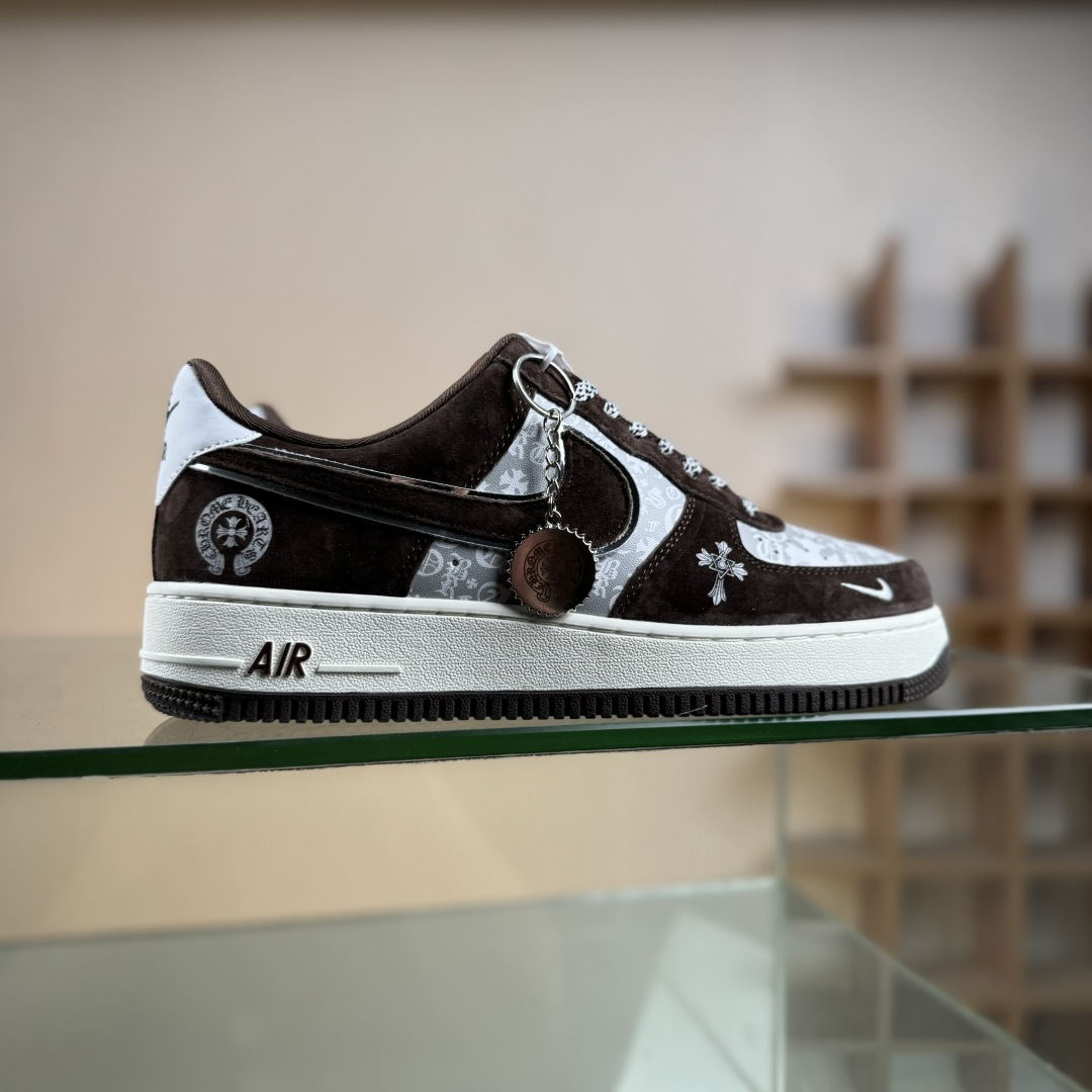 Nike Air Force 1’07 Low 克罗心联名 浅栗翻毛 空军一号低帮休闲板鞋 SY1388-010