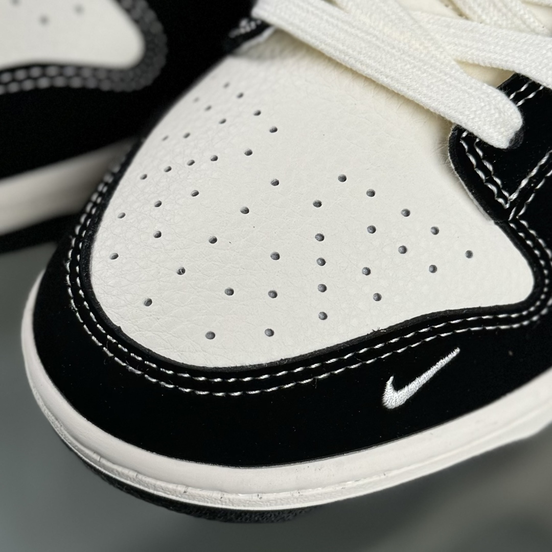 Nike Dunk Low Retro 斯图西联名 黑白印花勾 低帮休闲运动板鞋 XS6089-634