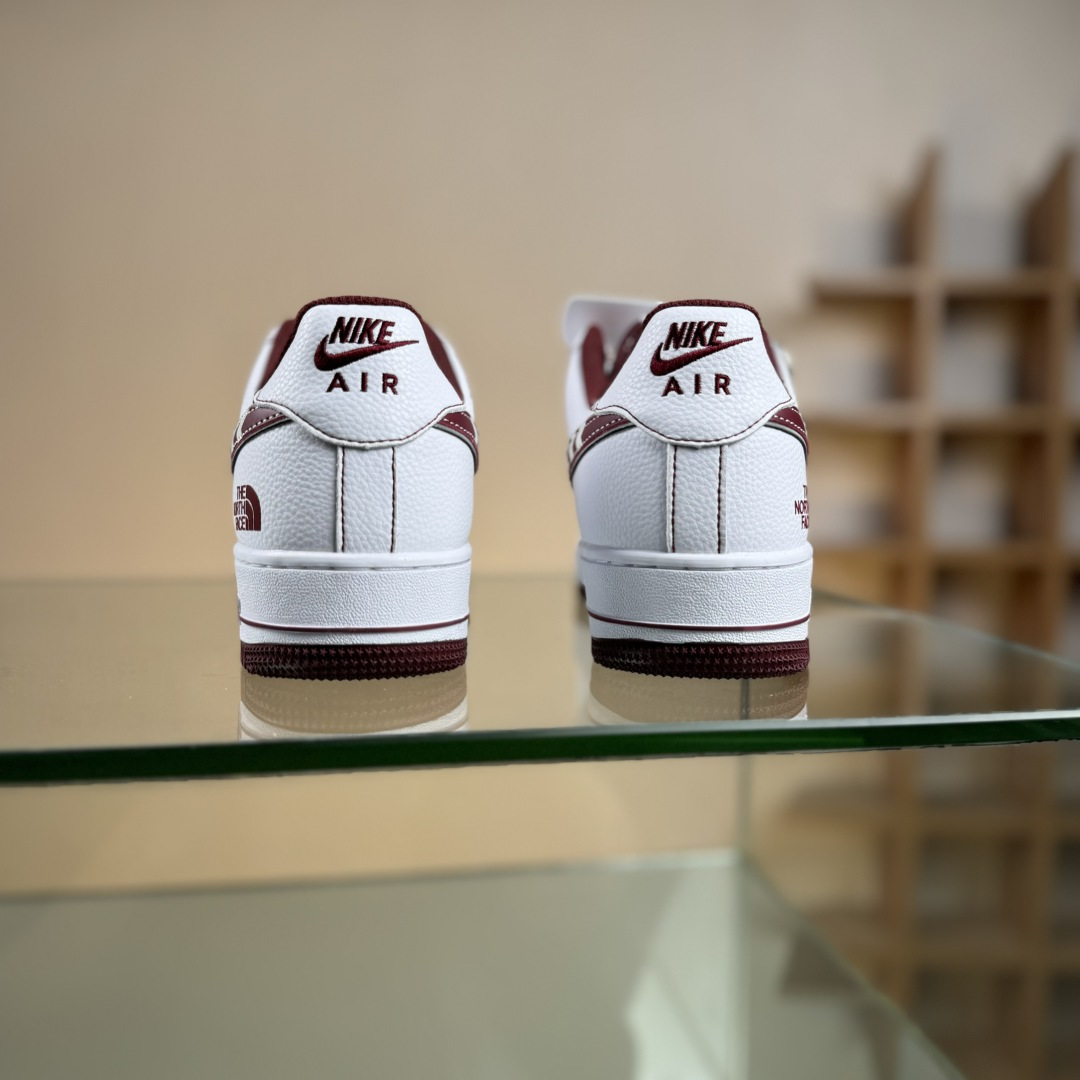 NIke Air Force 1 '07 Low “北面联名——白锈红”空军一号 低帮 运动鞋 休闲鞋 SU2305-141