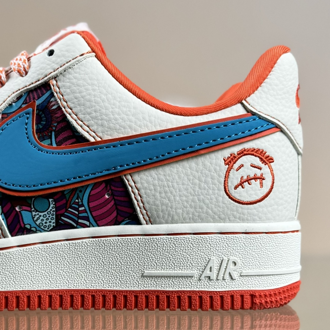 Nike Air Force 1'07 Low 花橙鬼脸 空军一号低帮休闲板鞋 XL1979-125 Nike Air Force 1'07 Low 花橙鬼脸 空军一号低帮休闲板鞋 XL1979-125