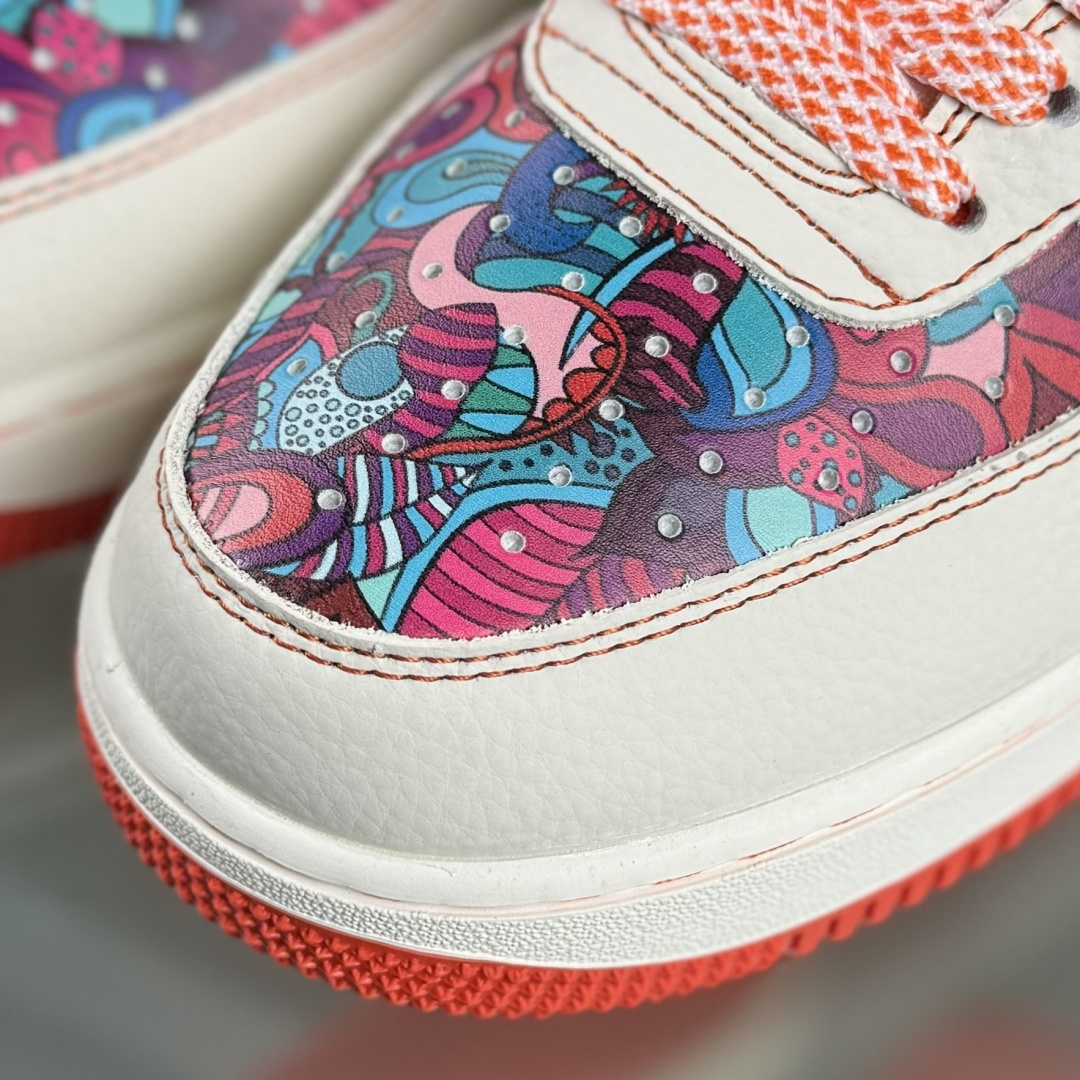 Nike Air Force 1'07 Low 花橙鬼脸 空军一号低帮休闲板鞋 XL1979-125 Nike Air Force 1'07 Low 花橙鬼脸 空军一号低帮休闲板鞋 XL1979-125