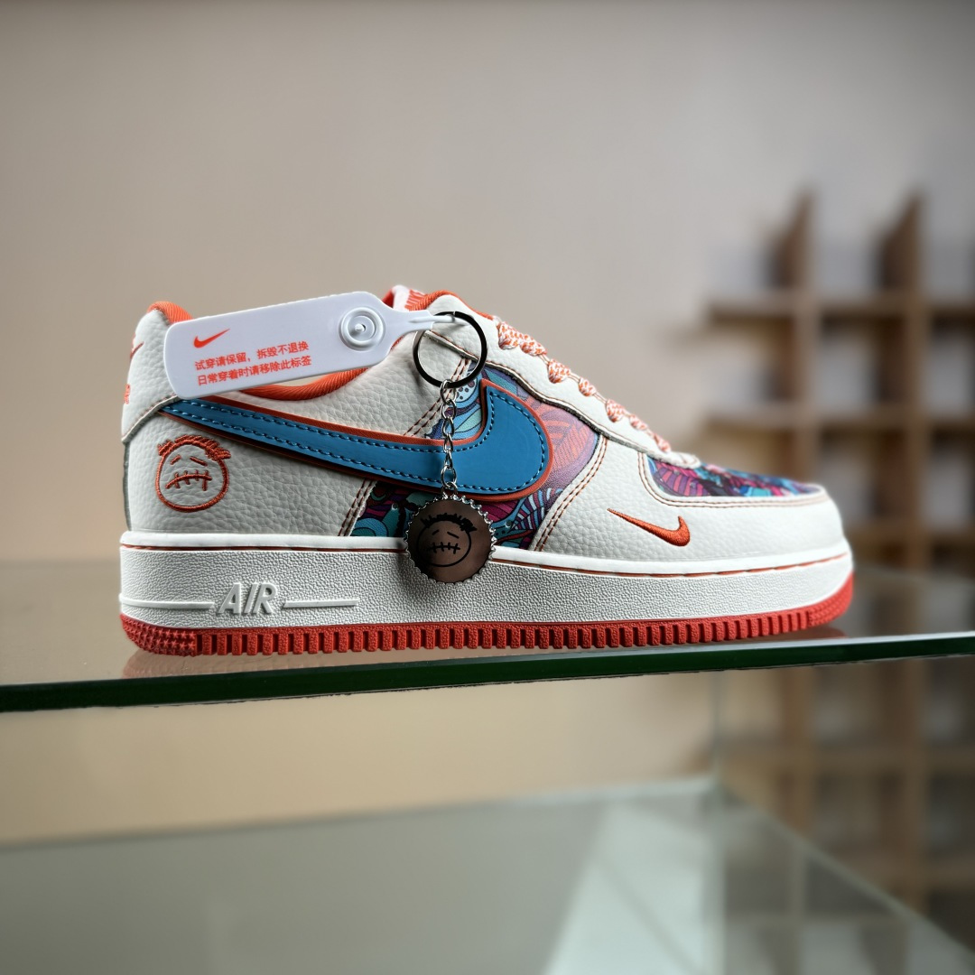 Nike Air Force 1’07 Low 花橙鬼脸 空军一号低帮休闲板鞋 XL1979-125 Nike Air Force 1’07 Low 花橙鬼脸 空军一号低帮休闲板鞋 XL1979-125