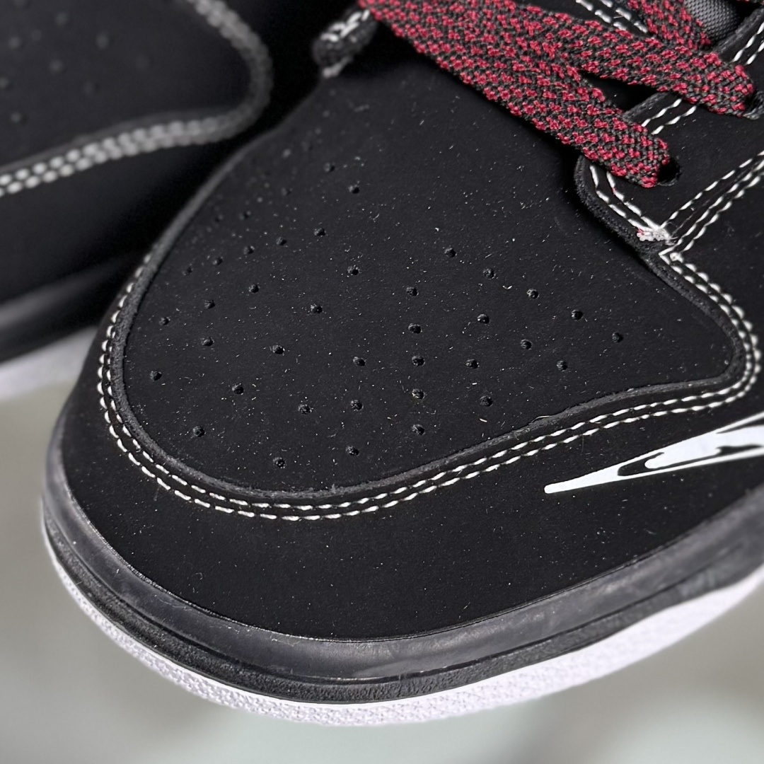 Nike SB Dunk Low“字母黑红勾” 低帮休闲板鞋 KK1333-051