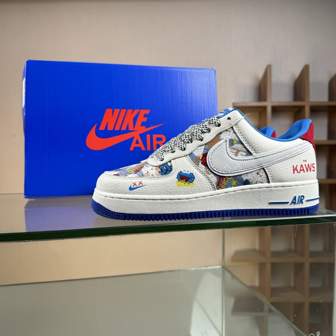 NIke Air Force 1 '07 Low “KAWS联名——多彩涂鸦”空军一号 低帮 运动鞋 SY1388-017