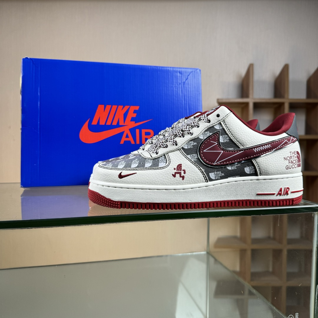 NIke Air Force 1 '07 Low “北面联名——米灰拼接”空军一号 低帮 运动鞋 SY1388-015