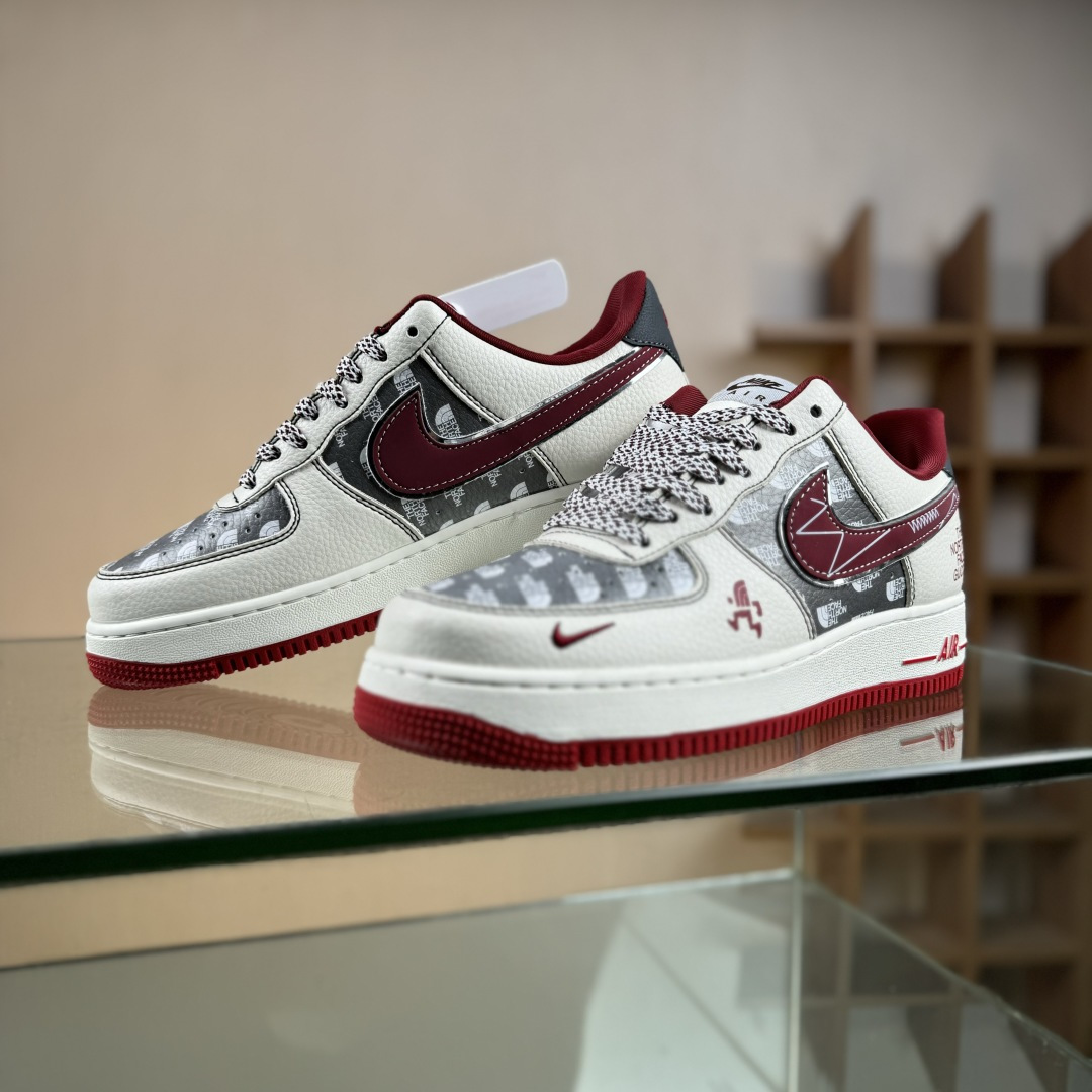 NIke Air Force 1 '07 Low “北面联名——米灰拼接”空军一号 低帮 运动鞋 SY1388-015