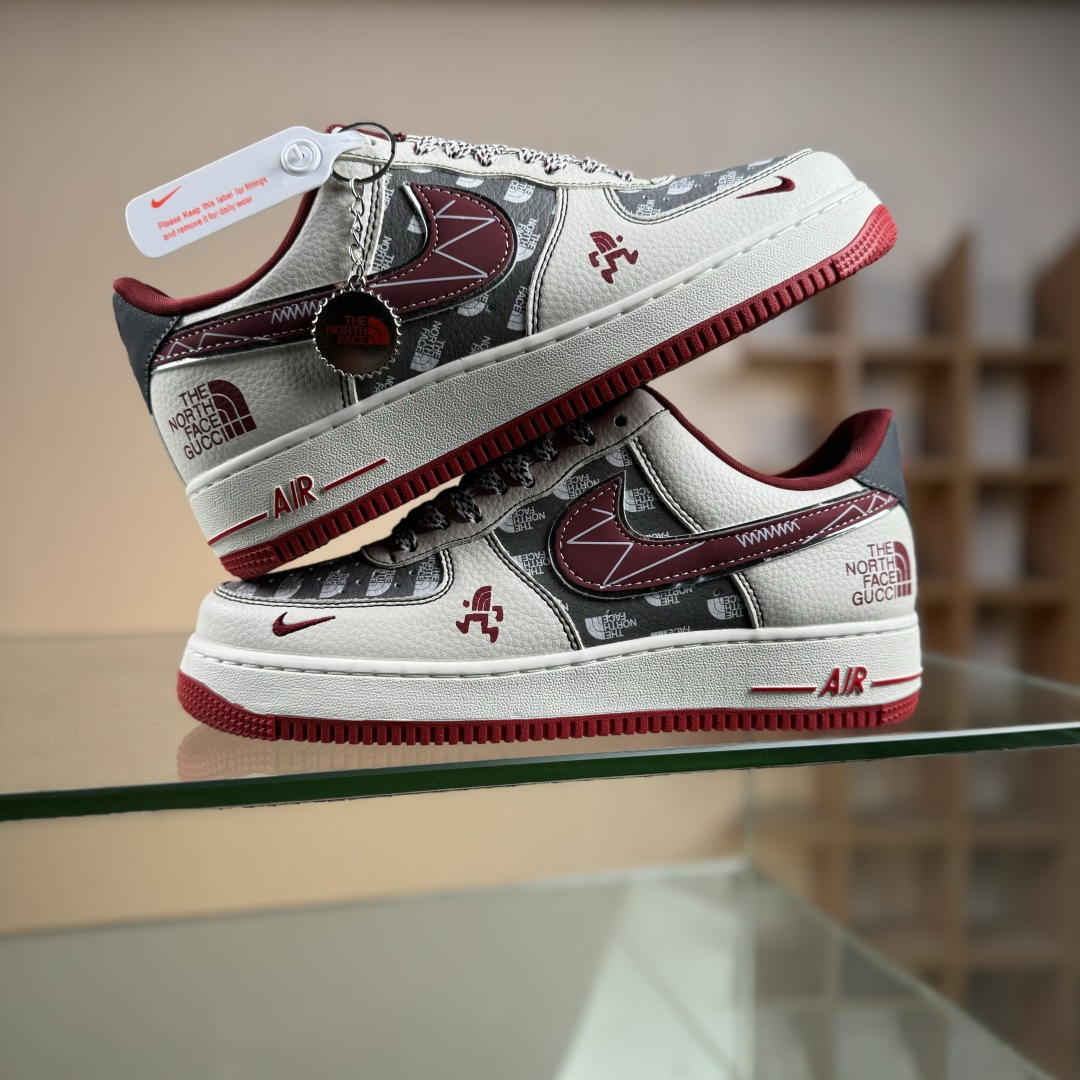 NIke Air Force 1 '07 Low “北面联名——米灰拼接”空军一号 低帮 运动鞋 SY1388-015