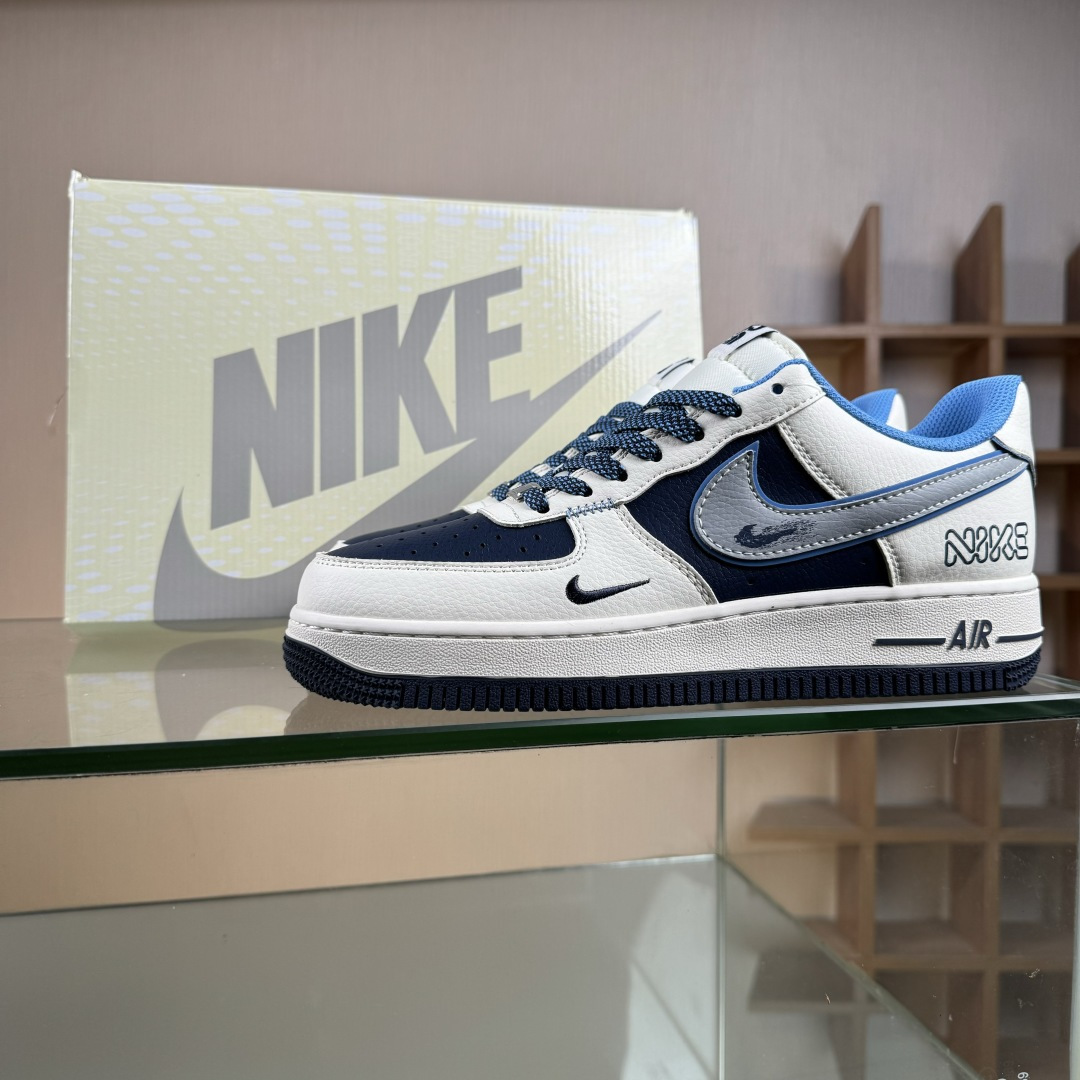 NIke Air Force 1 '07 Low “NIKE蓝-米蓝拼接”空军一号 低帮 运动鞋 JP8028-067