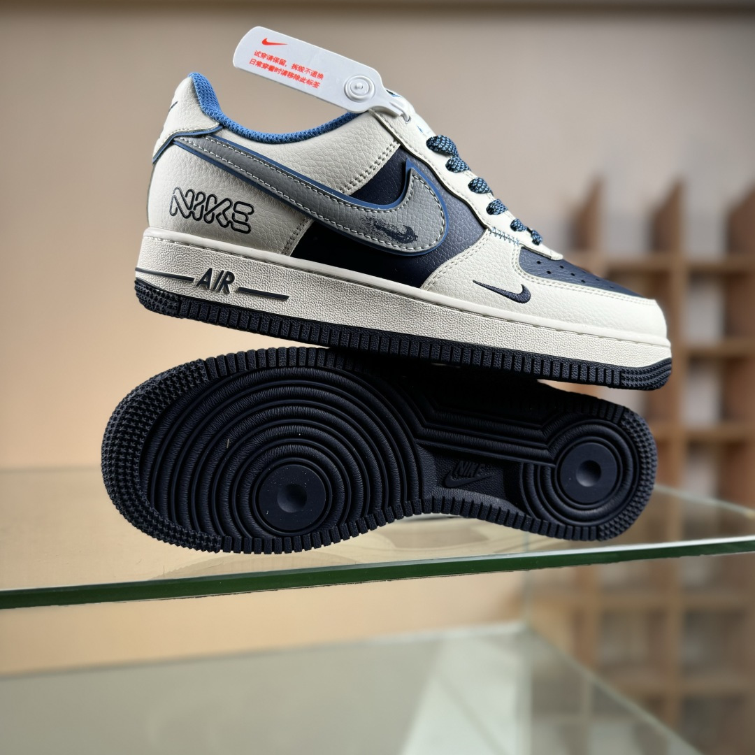 NIke Air Force 1 '07 Low “NIKE蓝-米蓝拼接”空军一号 低帮 运动鞋 JP8028-067