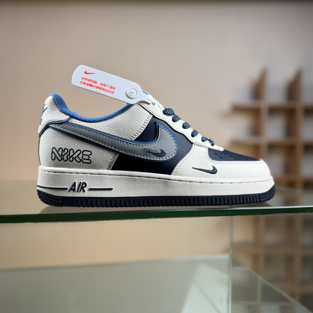 NIke Air Force 1 ’07 Low “NIKE蓝-米蓝拼接”空军一号 低帮 运动鞋 JP8028-067
